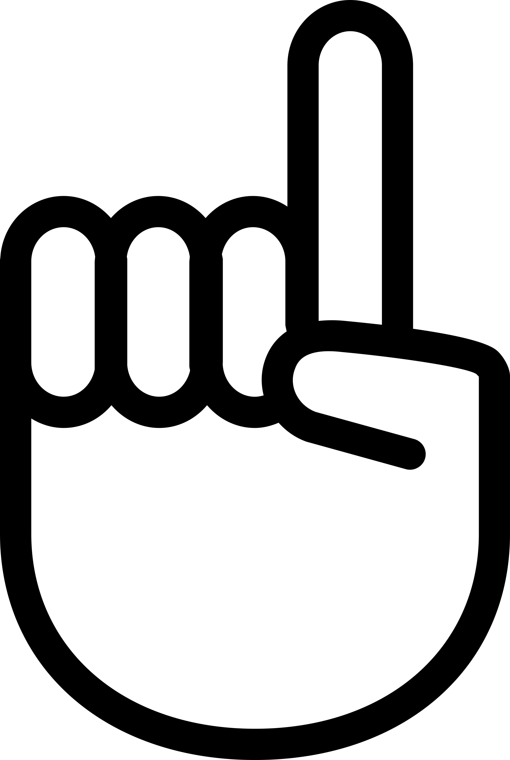Hand Gesture Raising The Index Finger Craft Design Svg File Free Vectors